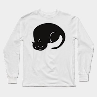 Black cat Long Sleeve T-Shirt